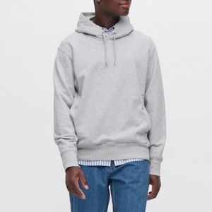 Uniqlo sweat pullover hoodie gray